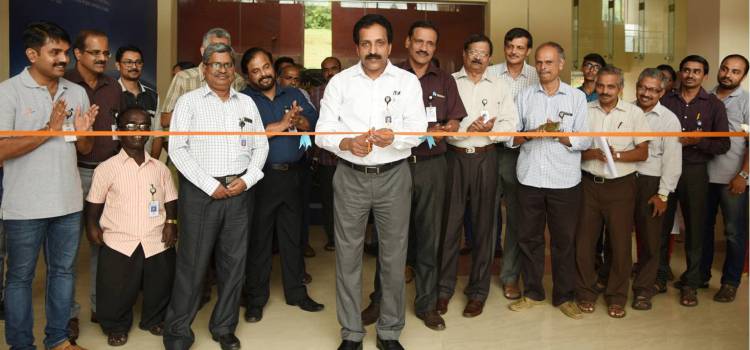 Director, LPSC inaugurating permanent exhibition in Foyer hall of LPSC main building as part of the beginning of PEARL Jubilee Celebrations of LPSC