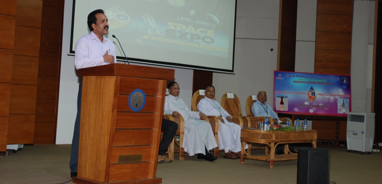 Public outreach programme at Amal Jyothi Engineering College, Kanjirappally - Address by Director, LPSC